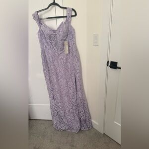 Lavender Lace Gown